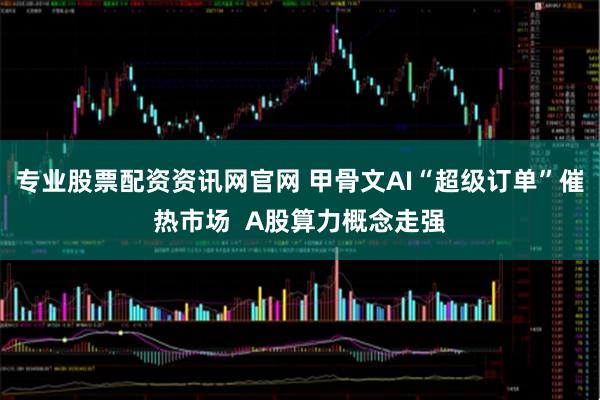 专业股票配资资讯网官网 甲骨文AI“超级订单”催热市场  A股算力概念走强